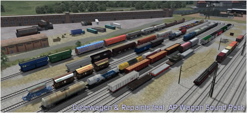 Güterwagen +m Repaints feat. AP Wagon Sound