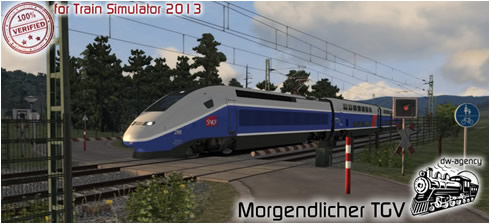 Morgendlicher TGV - Vorschaubild