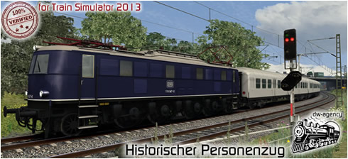 Historischer Personenzug - Vorschaubild