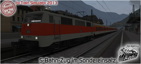 S-Bahn-Zug im Sondereinsatz - Vorschaubild