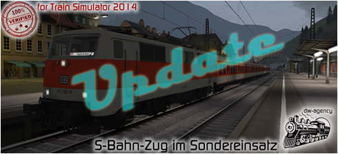S-Bahn-Zug im Sondereinsatz - Vorschaubild