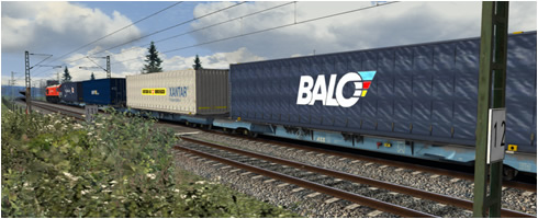 BR 266 Loco Add-On Güterwagen - Vorschaubild