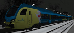 Santa takes the Train